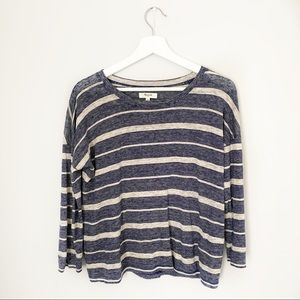 Madewell 100% Linen Crew Neck Top